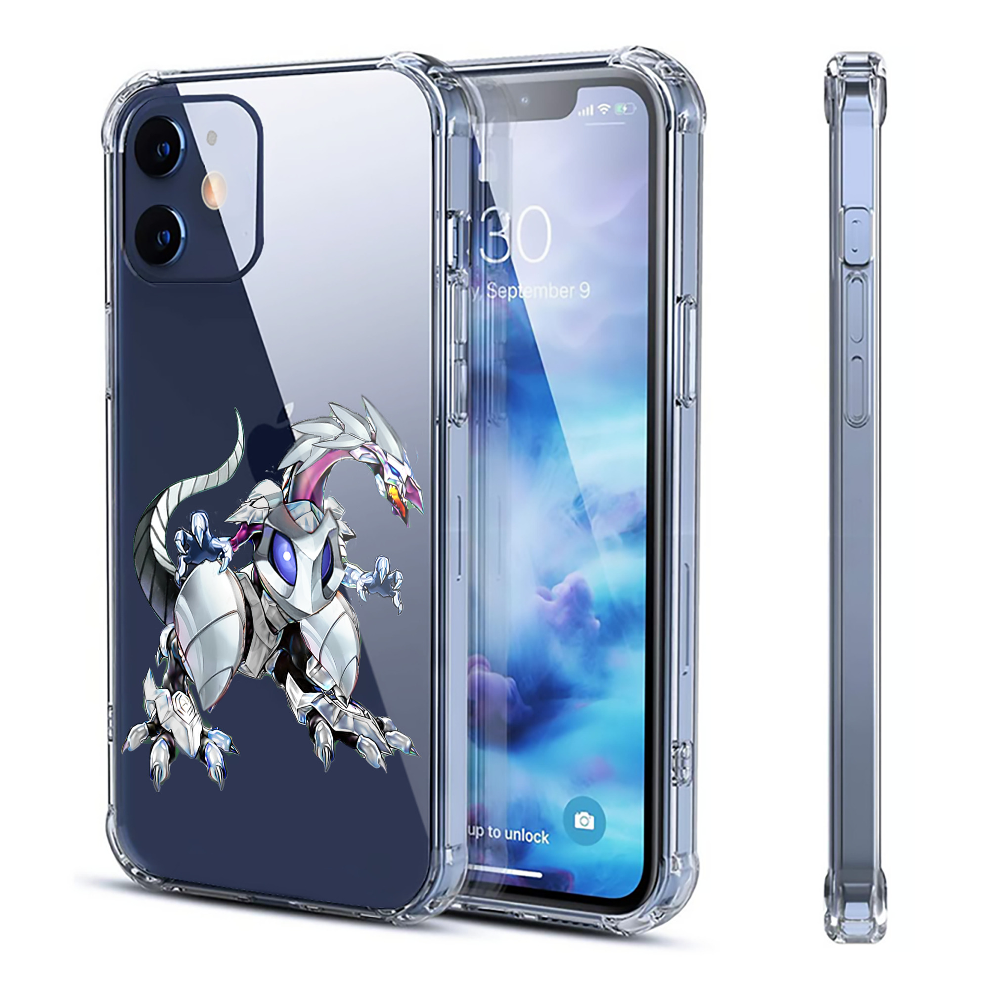 （画像用） 遊☆戯☆王 Yu-Gi-Oh! 【iPhone 12シリーズ対応】透明スマホケース（クリアソフトケース）